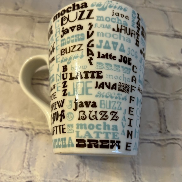 JONATHAN ADLER FOR BARNES & NOBLE JAVA/MOCHA/LATTE PRINT CUP/MUG - Picture 4 of 8